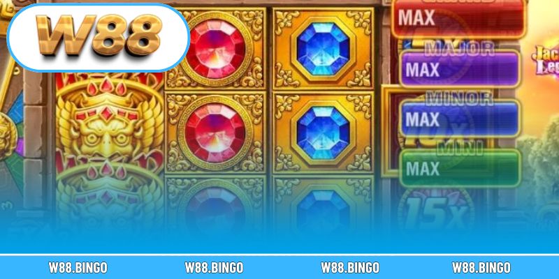 Toàn cảnh không gian rực rỡ tại sảnh nổ hũ W88