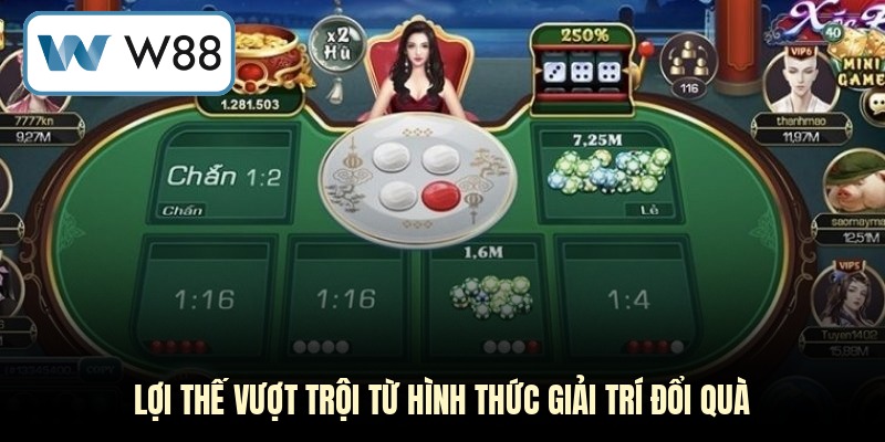 Lợi thế vượt trội từ hình thức giải trí đổi quà